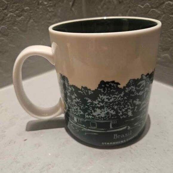 Starbucks 2011 Global Icon Series Brasil Coffee Cup Coffee Mug - Picture 3 of 5